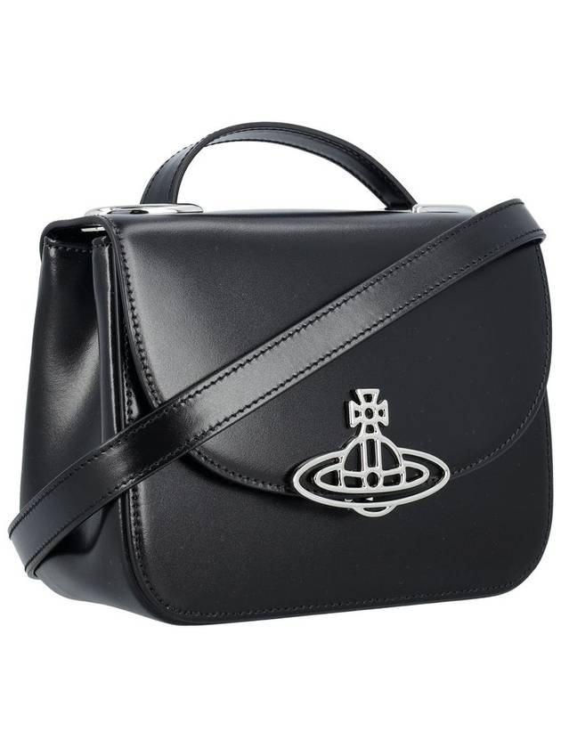 Linda Logo Plaque Cross Bag Black - VIVIENNE WESTWOOD - BALAAN 3