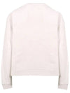 Embroidered Logo Oversized Fit Sweatshirt Pale Lilac - ACNE STUDIOS - BALAAN 4