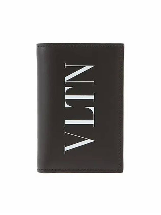 halfwallet VLTN logo card wallet 2Y2P0576 LVN 0NI - VALENTINO - BALAAN.