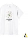 Logo Organic Cotton Short Sleeve T-Shirt White - CARHARTT WIP - BALAAN 2