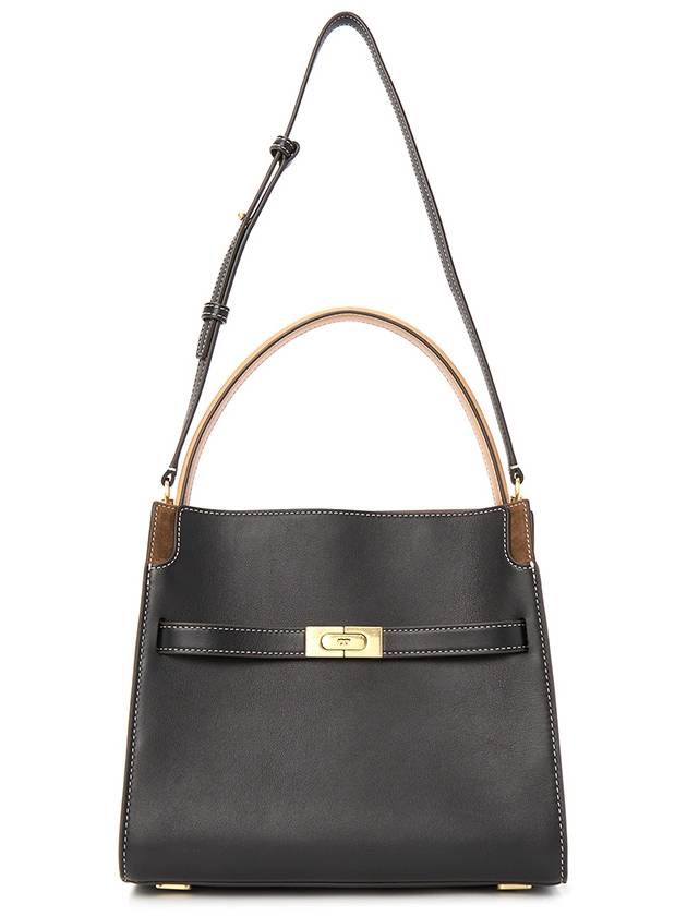 Lee Radziwill Small Double Tote Bag Black - TORY BURCH - BALAAN 8