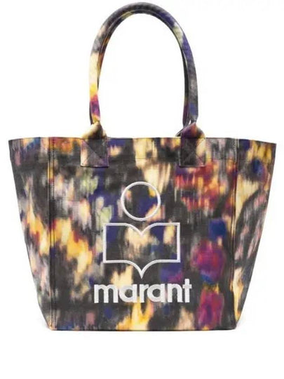 Yenky Logo Print Small Tote Bag Ocher Black - ISABEL MARANT - BALAAN 2