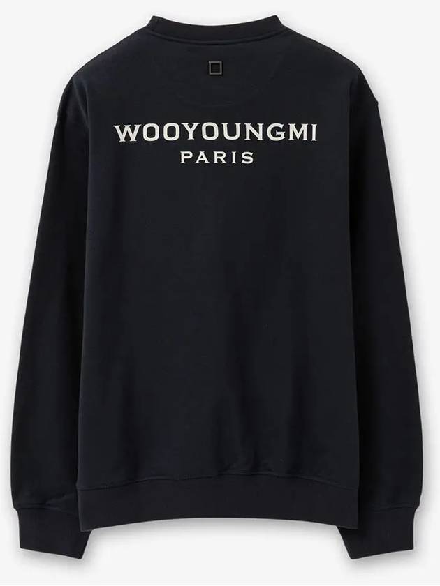 Back logo men s sweatshirt navy - WOOYOUNGMI - BALAAN 3