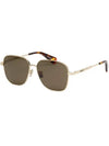 Sunglasses KZ40165U 32E square gold metal frame overfit - KENZO - BALAAN 7