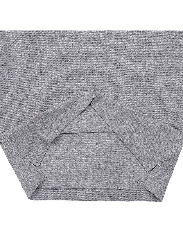 Men's Invader Sleeve Pique Shirt P1T336 GRAY - COMME DES GARCONS - BALAAN 7