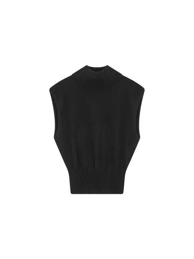 Wearing cashmere turtleneck knit top black 271513 - REFORMATION - BALAAN 1