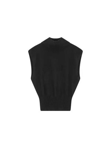 Wearing cashmere turtleneck knit top black 271513 - REFORMATION - BALAAN 1