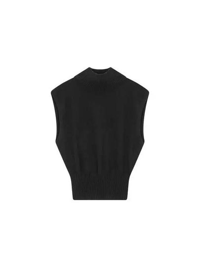 Wearing cashmere turtleneck knit top black 271513 - REFORMATION - BALAAN 1