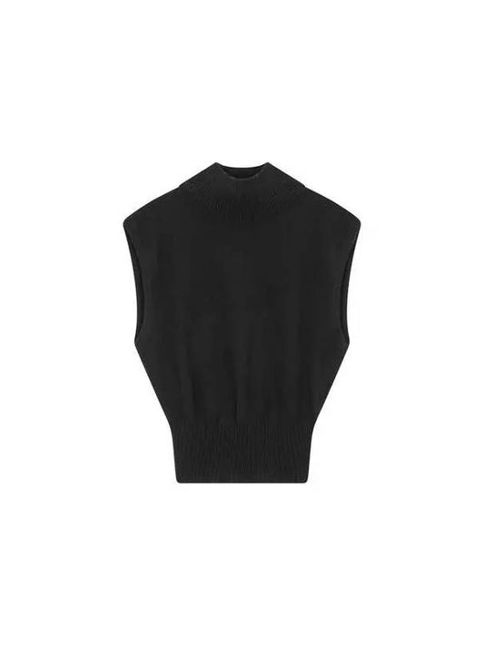 Wearing cashmere turtleneck knit top black 271513 - REFORMATION - BALAAN 1