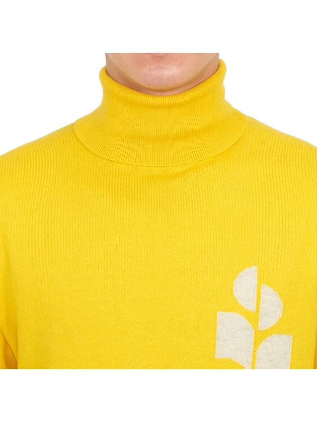 Enzo Logo Turtleneck Yellow - ISABEL MARANT - BALAAN 7