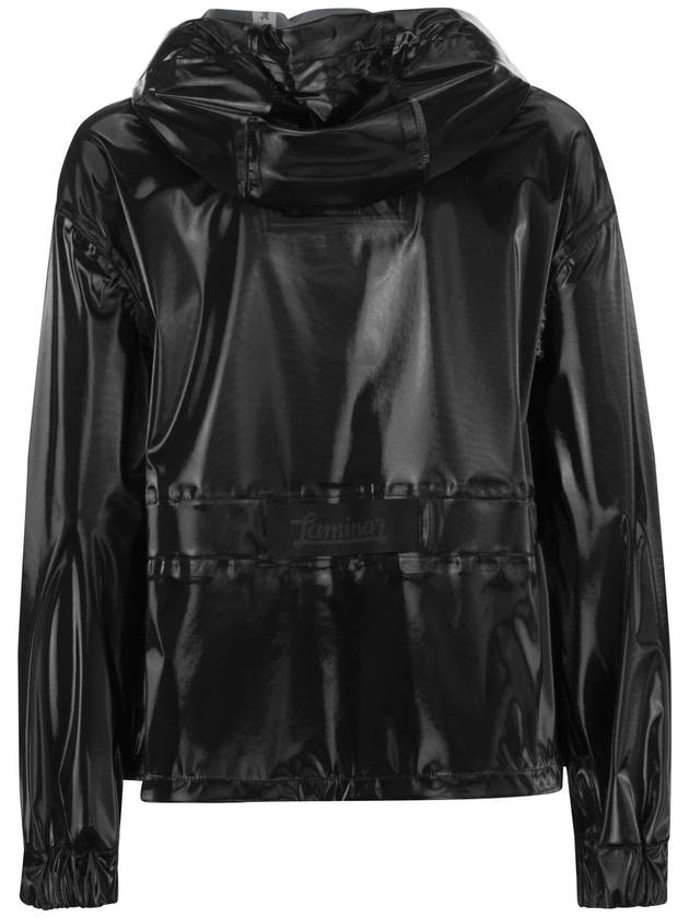 Women's Laminar Hooded Jacket Black - HERNO - BALAAN 3