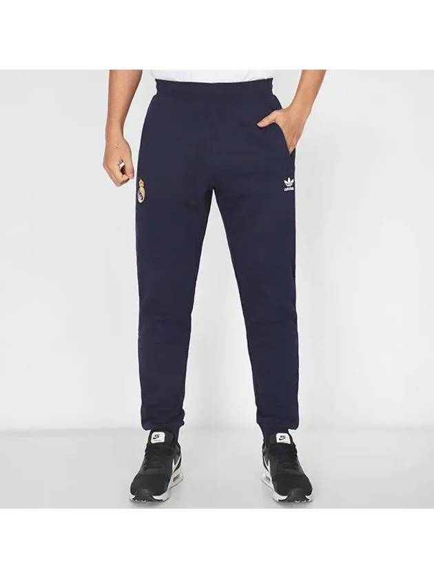 Real Madrid Essentials Trefoil Track Pants Legend Ink - ADIDAS - BALAAN 2