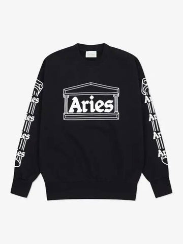 Column Sweatshirt Black COAR20001BLK - ARIES - BALAAN 1