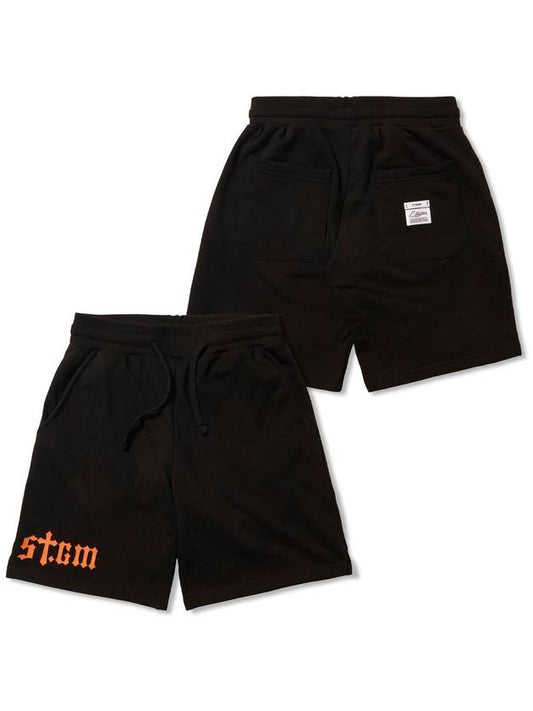 STGM Logo Short Pants Black - STIGMA - BALAAN 1