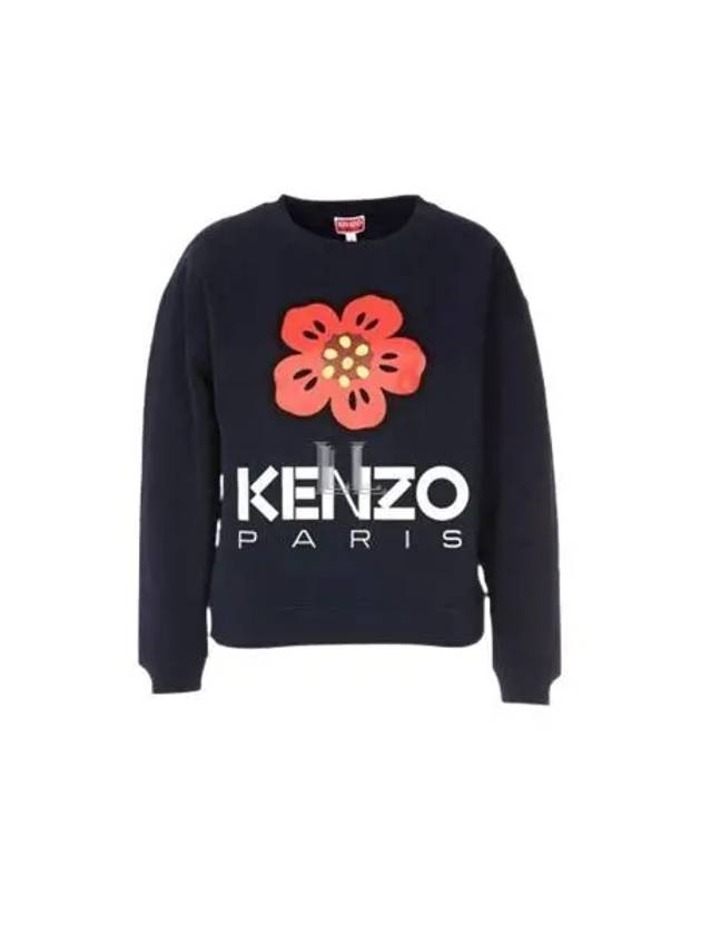 Boke Flower Sweatshirt Navy - KENZO - BALAAN 2