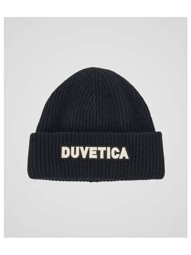 Points 5 Aula Black Unisex Beanie - DUVETICA - BALAAN 1