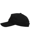 Logo Embroidered Ball Cap Black - MYDEEPBLUEMEMORIES - BALAAN 4