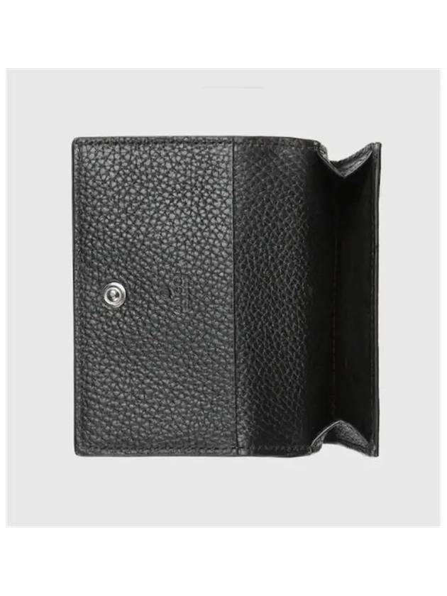 Logo Bifold Long Card Wallet Black - GUCCI - BALAAN 5