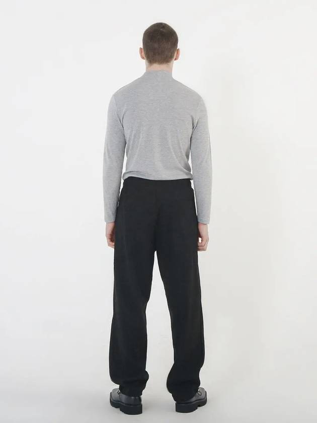 Ribbed Knit String Pants Black - CHANCE'S NOI - BALAAN 4