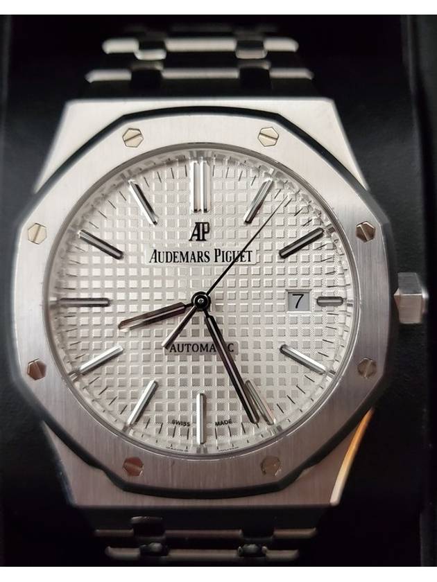 Steel white plate 15400 16 years - AUDEMARS PIGUET - BALAAN 3