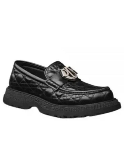 Buffalo Leather Loafers Black - DIOR - BALAAN 2