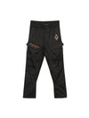 Men's Fire Signature Logo Track Pants Black - MARCELO BURLON - BALAAN 1