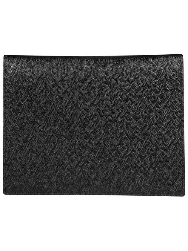 Envelope Uptown Baby Clutch Bag Black - SAINT LAURENT - BALAAN 4