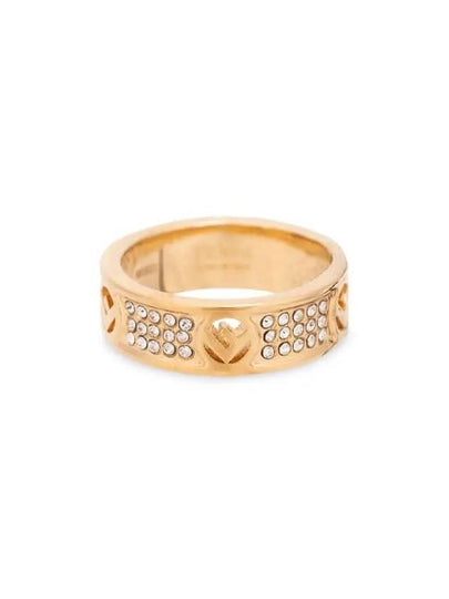 F Is Fendi Crystals Ring Gold - FENDI - BALAAN 2