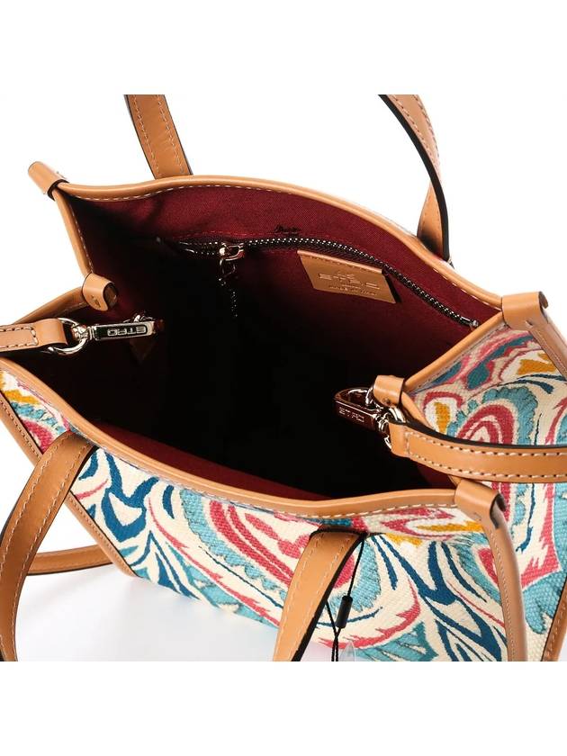 Globe Trotter Print Cotton Tote Bag - ETRO - BALAAN 6