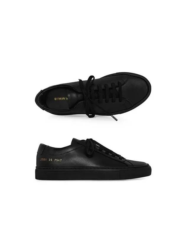 Original Achilles Low Top Sneakers Black - COMMON PROJECTS - BALAAN 2