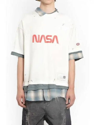 Maison MIHARA YASUHIRO NASA Triple Layered T Shirt - MAISON MIHARA YASUHIRO - BALAAN 1