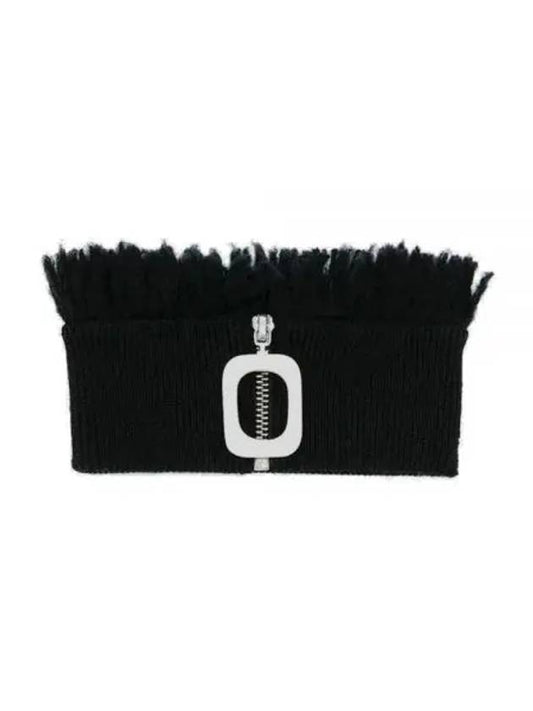 Fringe Neckband Black - JW ANDERSON - BALAAN 2