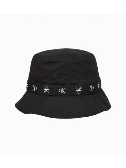 Jeans Ultra Light Bucket Hat Black - CALVIN KLEIN - BALAAN 2