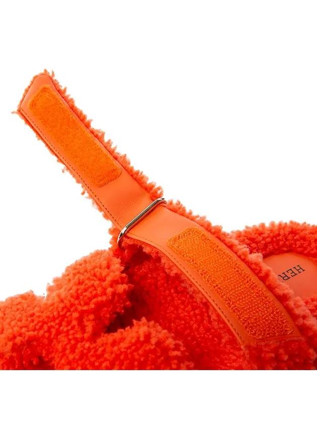 Chypre Wool Sandals Orange - HERMES - BALAAN 8