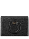 Gancini Logo Half Wallet Black - SALVATORE FERRAGAMO - BALAAN 2