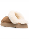 Women's Diskett Fleece Platform Slippers Brown - UGG - BALAAN 4