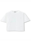 Jellyfish Back Logo Cotton Short Sleeve T-Shirt White - WOOYOUNGMI - BALAAN 5