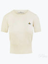 Bea Ribbed Knit Top Ivory - VIVIENNE WESTWOOD - BALAAN 2