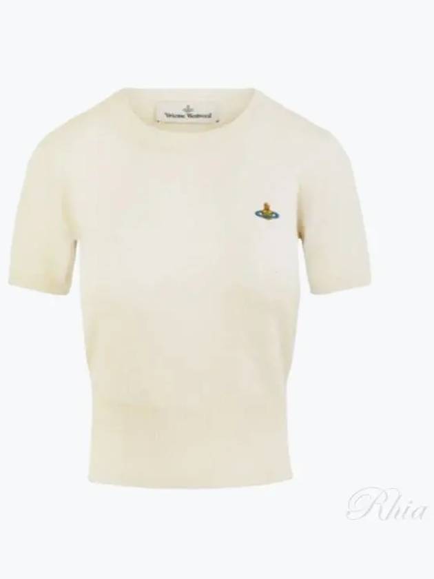 Bea Ribbed Knit Top Ivory - VIVIENNE WESTWOOD - BALAAN 2