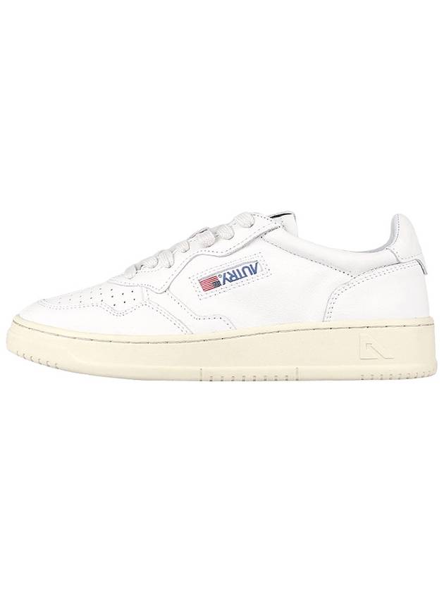 Men's Medalist Leather Low Top Sneakers White - AUTRY - BALAAN 4