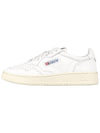 Men's Medalist Leather Low Top Sneakers White - AUTRY - BALAAN 4