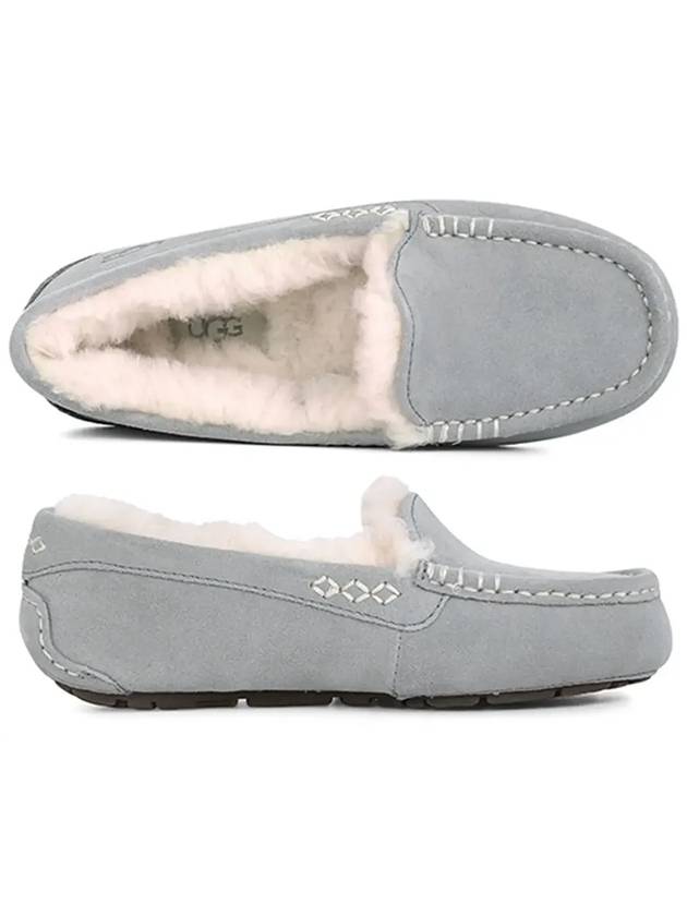 Ansley Fur Moccasin Slipper Light Grey - UGG - BALAAN 6