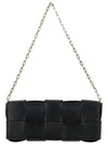 Cassette Bag Pouch On Chain Shoulder Bag Black - BOTTEGA VENETA - BALAAN 4