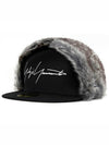 Fake Fur Trim Cap Hat HEH85977 - YOHJI YAMAMOTO - BALAAN 5