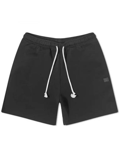 Forge Face Sweat Shorts Black - ACNE STUDIOS - BALAAN 1