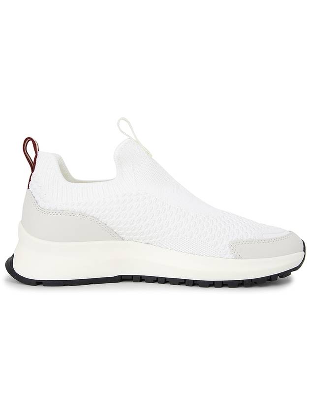 Outline Knit Slip Ons White - BALLY - BALAAN 5