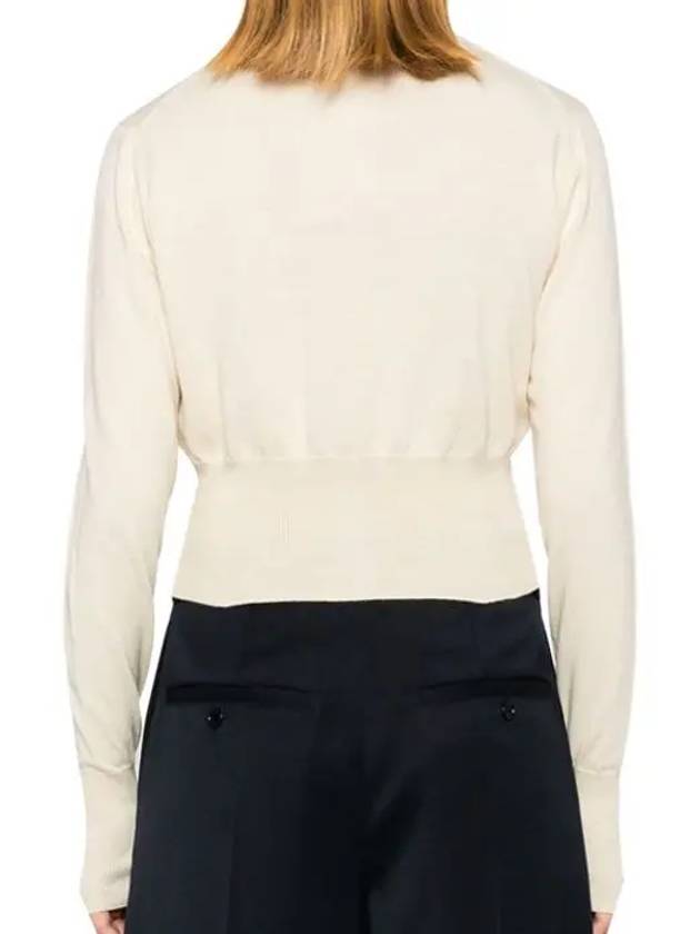 Bea Cropped Cardigan Cream - VIVIENNE WESTWOOD - BALAAN 4