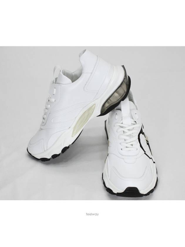 Men's V Logo Bounce Low Top Sneakers White - VALENTINO - BALAAN 3