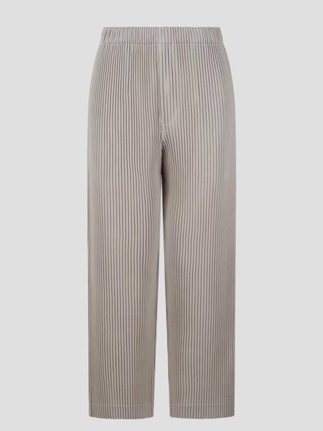 MC March Pleated Straight Pants Beige - ISSEY MIYAKE - BALAAN 1