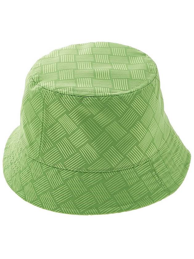 Intrecciato Jacquard Bucket Hat Acid Green - BOTTEGA VENETA - BALAAN 11